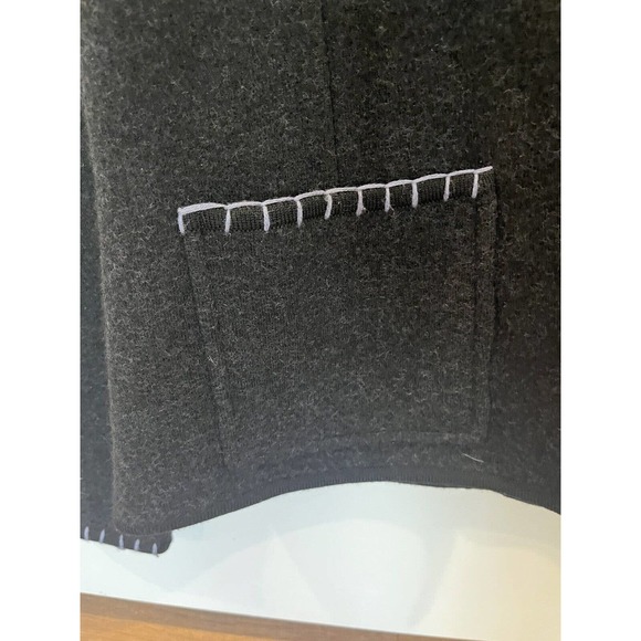 Will Smith CARDIGAN Women's BLACK SIZE SMALL 93% Wool Nice - Picture 3 of 8